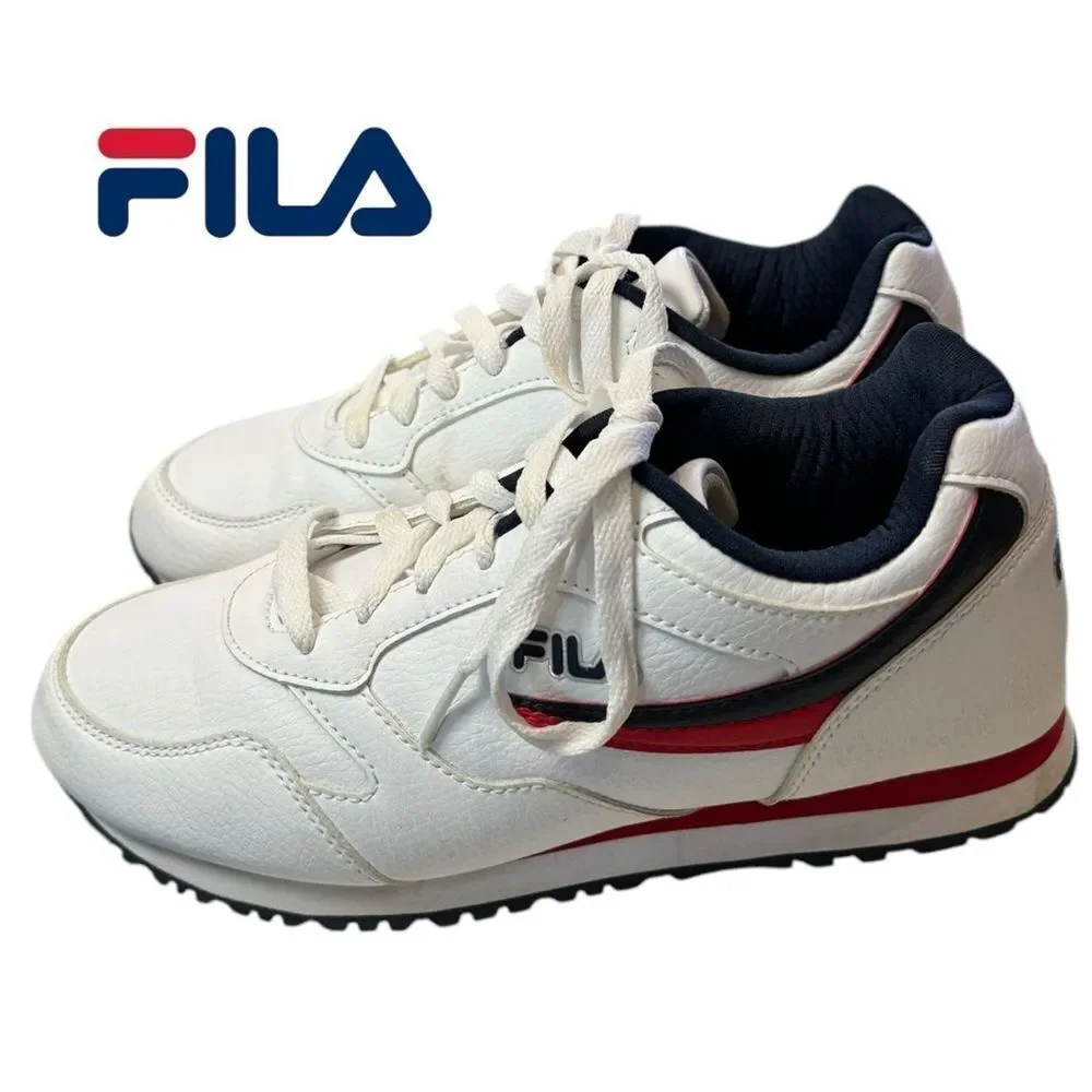 Fila Classico 18 Women's Red White Navy Sneakers 8.5